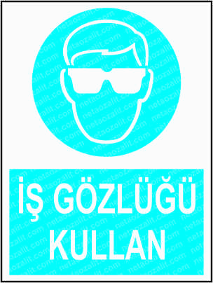 Hadımköy Neta Ozalit İş Güvenliği Levha İş Gözlüğü Kullan