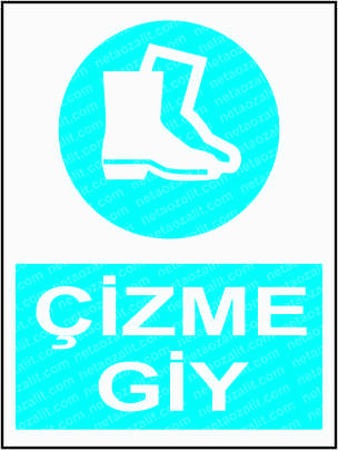 İş Güvenliği Levha Çizme Giy